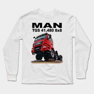 MAN TGS 41.480 8x8 - Trucknology Days Long Sleeve T-Shirt